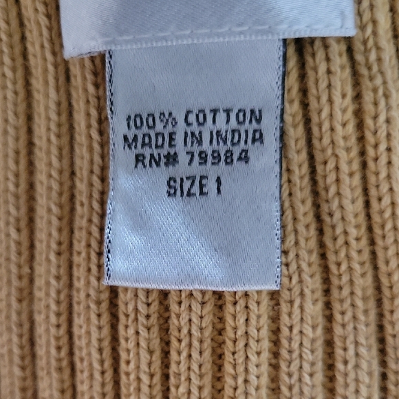 Chico's Maize Lightly Distressed Finish Ribbed Zip-up Chunky Cardigan - Picture 5 of 7